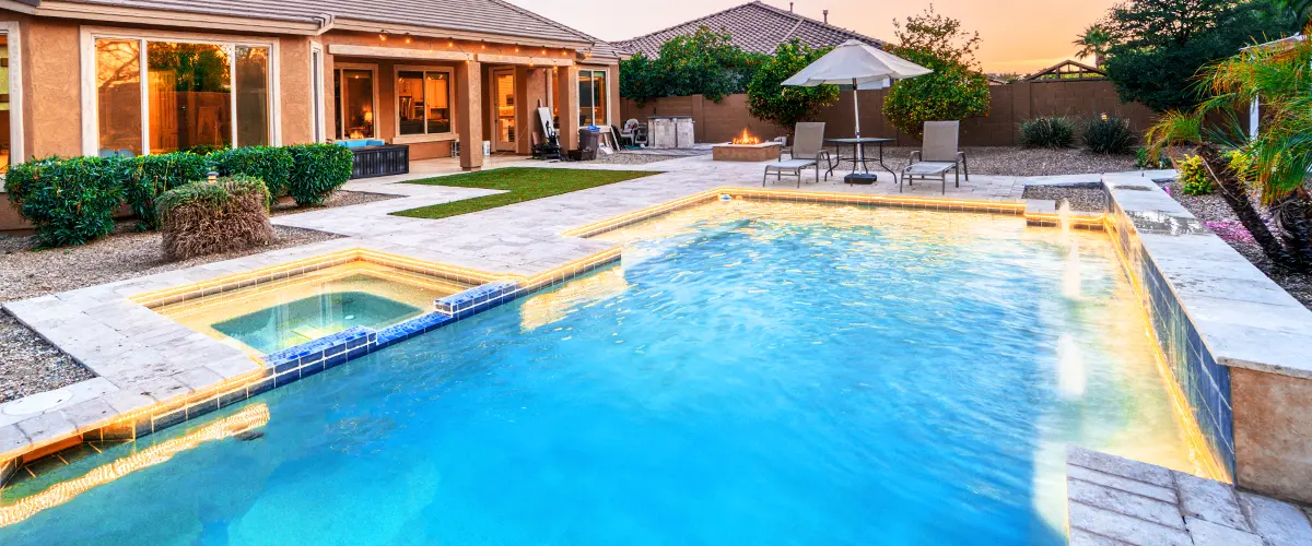 pool built by Cornejo Builders downey california