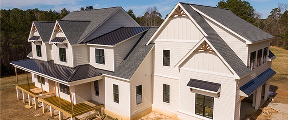 Custom Home in the Final Stages of Construction