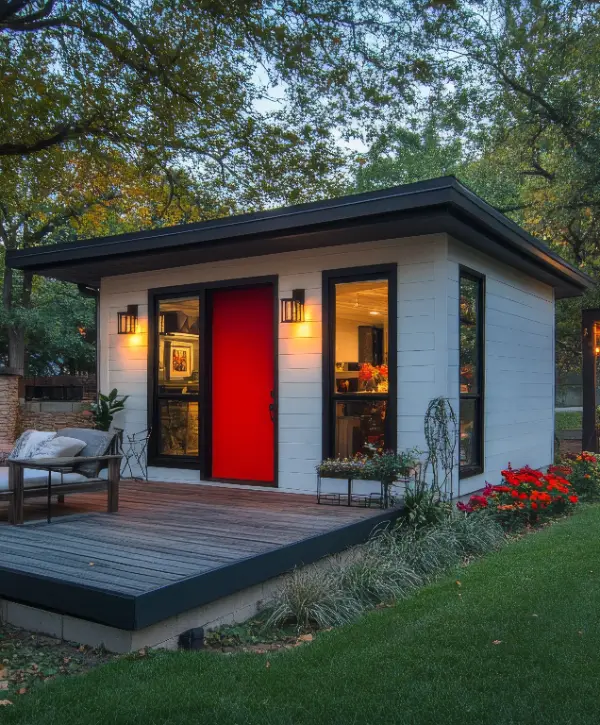 a modern, detached accessory dwelling unit (ADU)